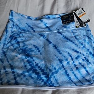 Callaway Blue Golf Mini Skirt With Built In Short.  Women's Small